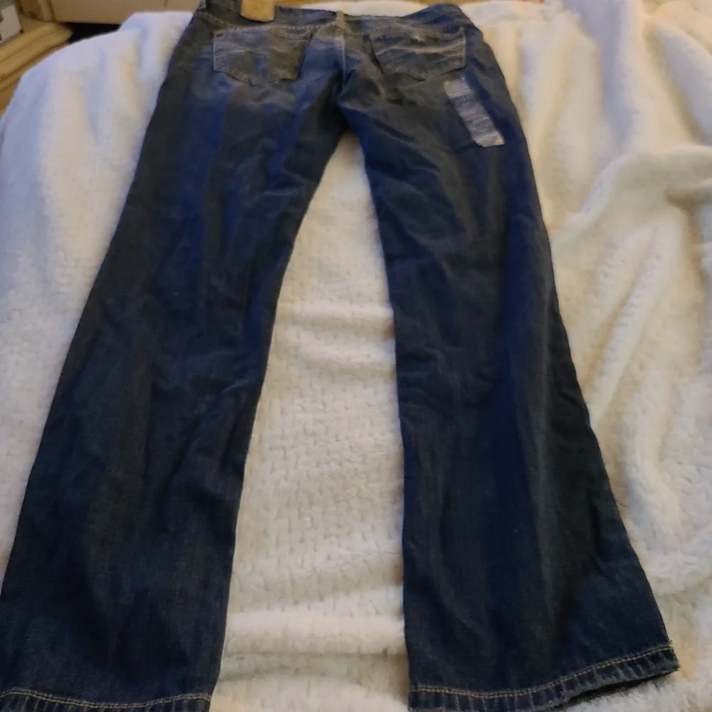 Aeropostale S 13 / 14 Dark Blue Distressed 💙 Denim Bayla Skinny 👖 - Picture 11 of 13